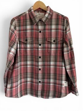 Tilley Women's Red Plaid Button-Down Shirt